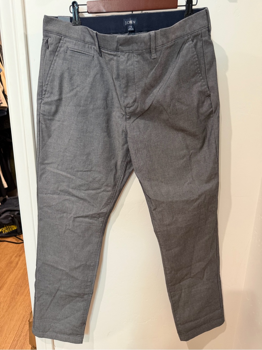 NWT J.Crew 770 Straight Fit Tech Oxford Pants Gray 34x30